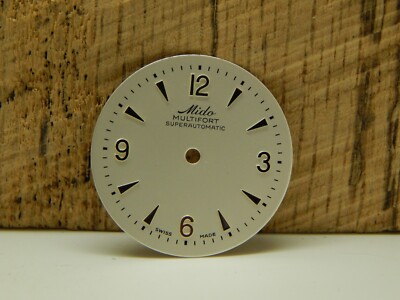 Silver Markers Mido Vintage Watch Dial Pearl Multifort Superautomatic 24.25mm