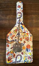 Vintage Metal Noise Maker Circus Clown Party Tin Toy Clapper