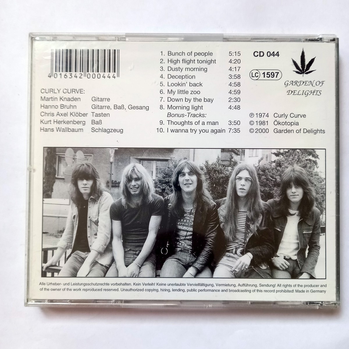 CURLY CURVE – FORGOTTEN TAPES (2000) CD REISSUE MADE IN GERMANY | eBay