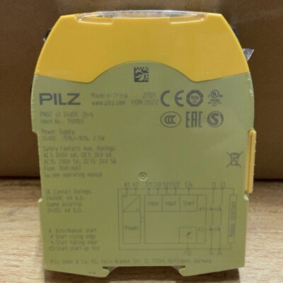 750103 NEW MUSHROOM 750103 PNOZ S3 SAFETY RELAYS
