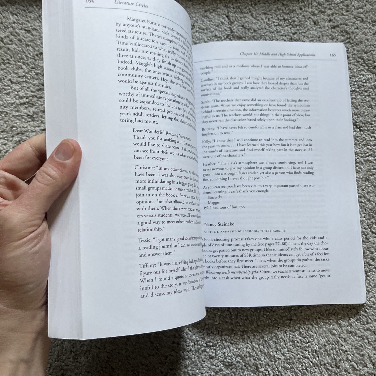 Literature Circles Voice and Choice in B 1571103333, paperback