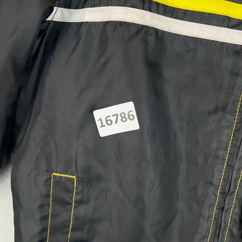 Coogi Jacket Youth Medium Black Yellow Windbreaker Y2K 90s Streetwear Urban Boys - Picture 16 of 16