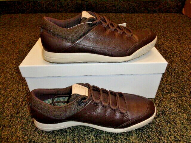 ECCO Mens STREET RETRO HYDROMAX Spikeless Golf Shoes, EU 41 US 7/7.5, BROWN
