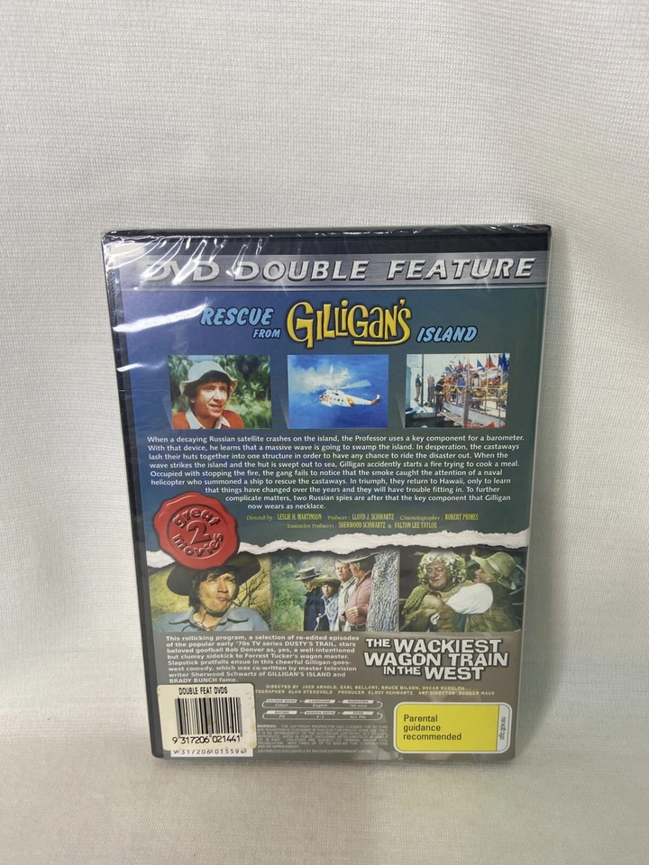 Rescue From Gilligans Island & Wackiest Wagon Train Dvd Brand New & Sealed - Image 2 of 4