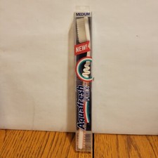 Vintage Early 90 s Aquafresh Flex Toothbrush Germany Hard Case Sealed Pink