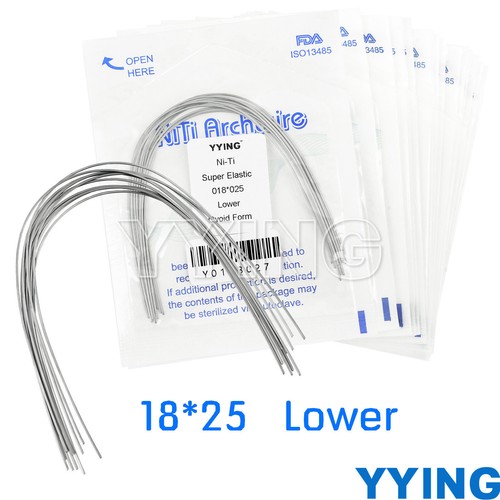 Ortodoncia Dental Super Elástico Niti Arco Alambres Rectangular Forma Ovoide U/L - Imagen 40 de 48