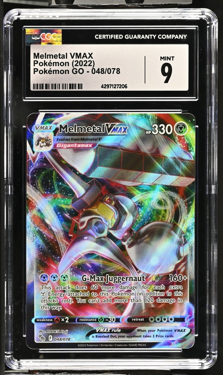 CGC Graded 9 Mint Melmetal VMAX 048/078 Pokemon Go Pokemon Card | eBay