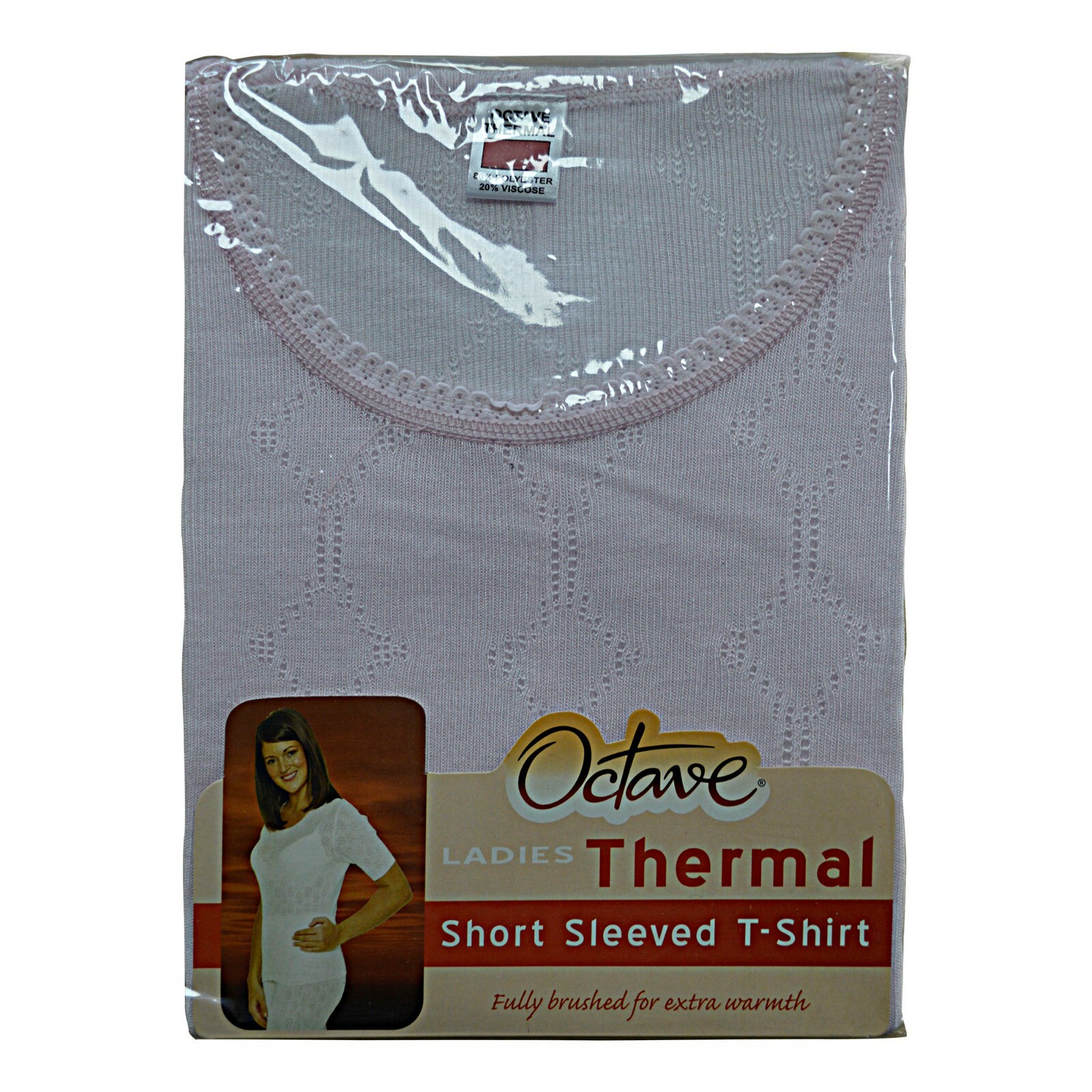 OCTAVE® Ladies/Womens Thermal Underwear/TShirt, Short Sleeves, Extra