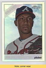 2015 Topps Heritage Retail Chrome Foil Julio Teheran #THC-10 READ 0l2