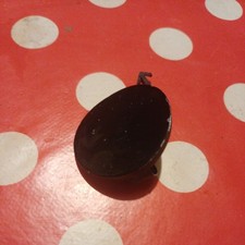 Alfa Romeo 156 Front Bumper Tow Hook Eye Cover black used.