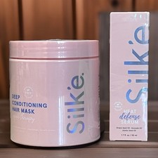 Sleek'e Hair Silk'e Heat Defense Serum 50mL Deep Conditioning Mask 530mL BOTH