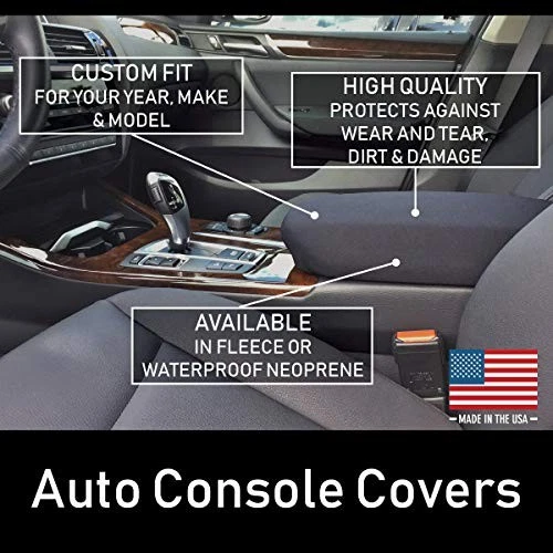 Center Console Armrest Cover for Lincoln MKS 2009-2016 Waterproof Neoprene Tan Foto 3 de 3