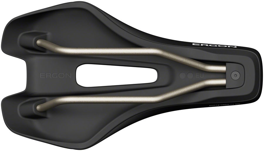 Ergon SR Triathlon Saddle for Men - Titanium Alloy Rails, Ergonomic Design,