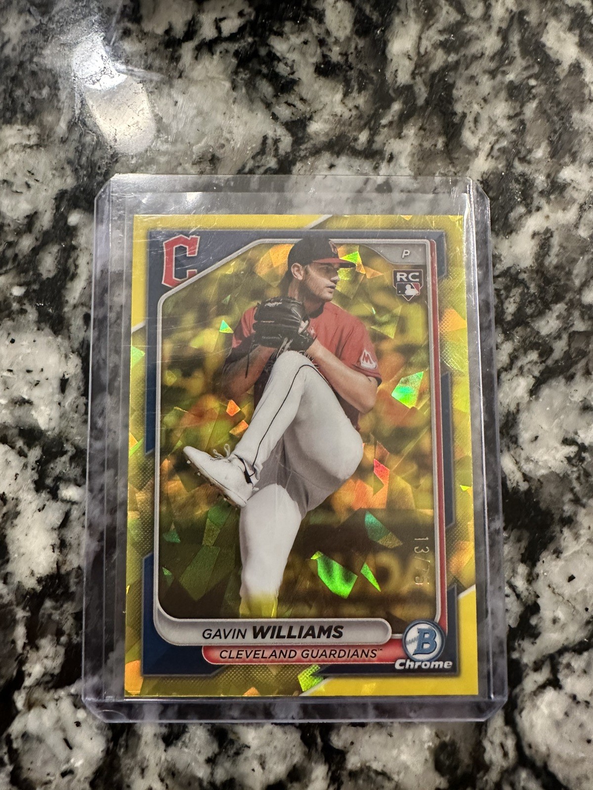 2024 Bowman Chrome Baseball #77 Gavin Williams /75 RC Rookie - RCO