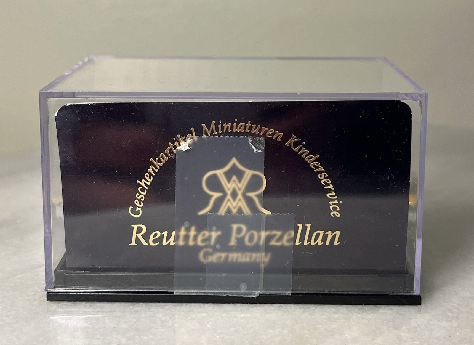 Reutter Porcelain Germany Dollhouse Miniature Cognac & Cigar Set HTF 1:12