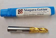 Niagara 5/16 x 3/8 x 3/4 x 2 1/2 RH Ball End Mill Tin HSCO SPB540