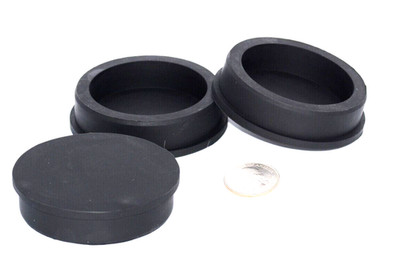 2 1/2  Rubber Hole Plug - 2 3/4  OD / Push-In Stem / Auto Truck Body Panel Plug