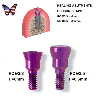 US Fit Straumann ITI BL/BLT Implant Healing Abutment Impression Open/Closed Tray