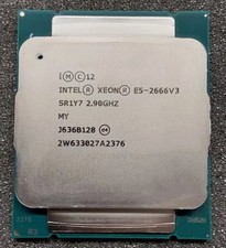 Intel Xeon E5 2666 V3 LGA 2011-3 Server CPU Processor SR1Y7 2.9Ghz 10 Cores 135W