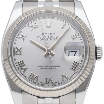 ROLEX Datejust 36 Men's Watch Jubilee 116234(G) K18WG/Stainless Steel mensWa...