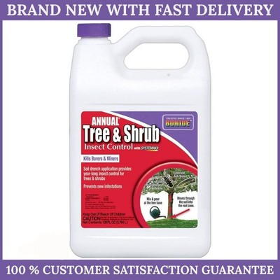 Bonide 611 Annual Tree and Shrub Insect Control, Concentrate 128 Fl oz, 1 Gallon