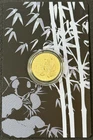 3 Gram .999 Silver Gold Gilded China Panda Tribute Medal in COA Card W/Capsule!!