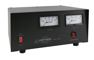Astron RS-35M-AP Desktop 13.8VDC Linear PSU with Meters and Anderson Power Poles