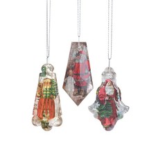 Santa Prism Christmas Xmas Ornament A/3