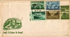 Dr Jim Stamps Fdc 3C Merchant Marine Combo Monarch Size Cover Erased Address
