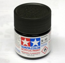 Tamiya Acrylic 23ml 81010 X-10 Gloss Gunmetal