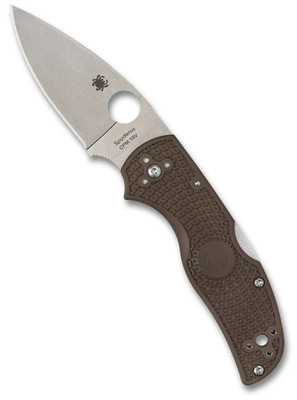Spyderco Native 5 Lightweight Brown CPM15V Sprint Run 2.95'' Folding Pocket Knife