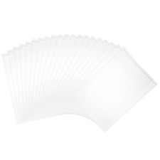 100 Pack Acid-Free Crystal Clear Sleeves 16.5x11 Inch Resealable Photo Sleeves