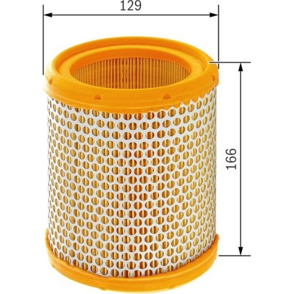 Bosch 1 457 433 227 Luftfilter FüR Peugeot Citroen Staubpartikelfilter-image