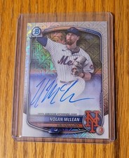 2025 Bowman - Chrome Prospect Mega Box Autographs Nolan McLean