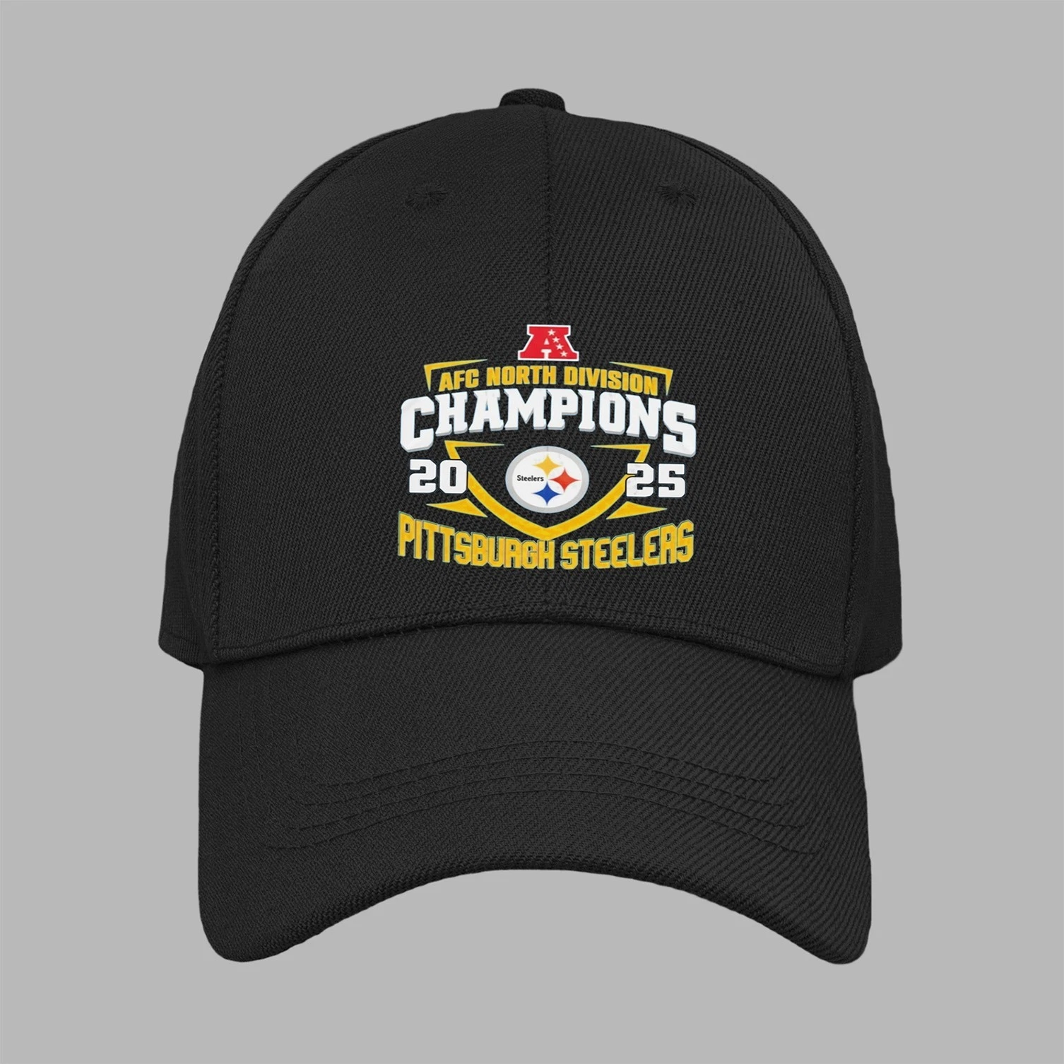 Pittsburgh Steeler 2025-26 AFC North Division Champions Baseball Cap