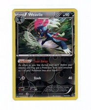Weavile 61/114 XY - Steam Siege Reverse Holo Rare - Pokemon Card NM