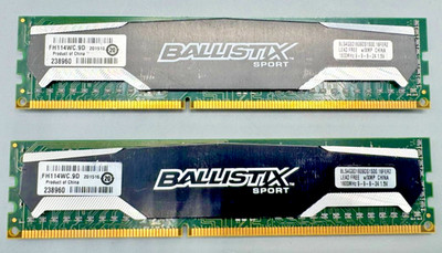 Crucial Ballistix Sport 8GB DDR3 1600MHz CL9 PC3-12800 RAM BLS4G3D1609DS1S00