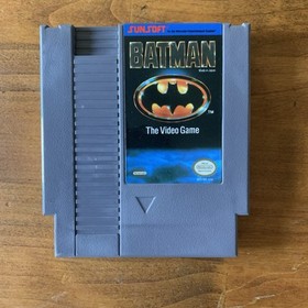 Batman: The Video Game (NES, 1990) Hard as nails Platformer MUST HAVE game NM