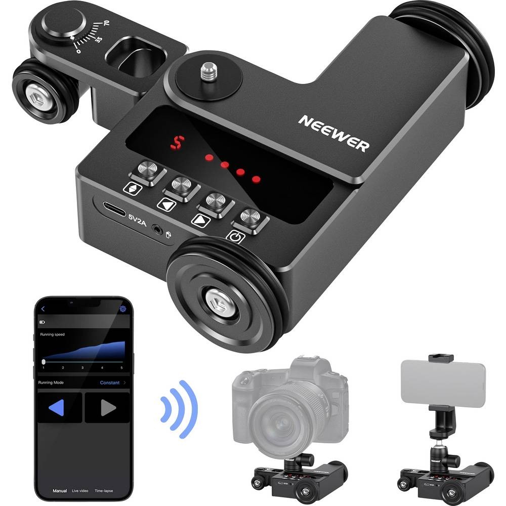 Neewer DL200 chariot dolly vidéo pour vlogging et tutoriel YouTube