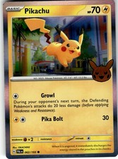 Pikachu Common Trick or Trade BOOster Bundle 2023 062/193 LP