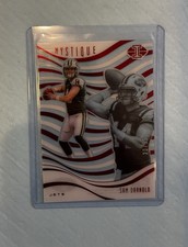 2018 Panini Illusions - Mystique Sam Darnold Clear Red /99 (RC)