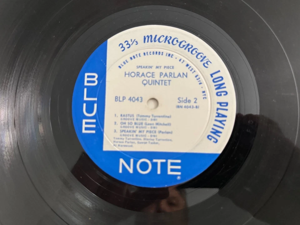 Horace Parlan Quintet Blue Note 4043 LP "Speakin' My Piece" W.63rd Ear DG RVG - Image 3 of 4