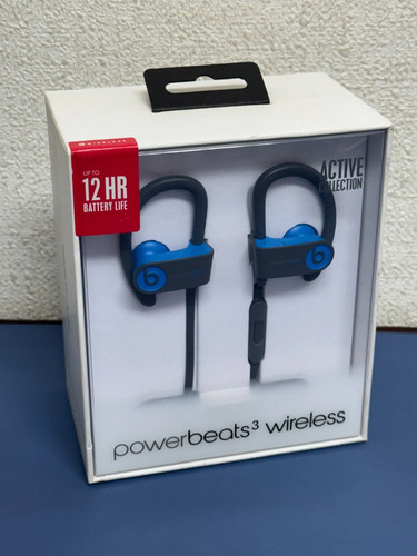 Auriculares Beats by Dr. Dre Powerbeats3 Inalámbricos MNLX2PA/A Flash Azul Nuevos Sin Usar - Imagen 9 de 12
