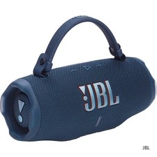JBL Charge 6 Portable Waterproof Bluetooth Speaker with Carrying Strap Blue