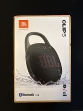 JBL Clip 5 Portable Waterproof Wireless Speaker BLACK BRAND NEW SEALED IN BOX