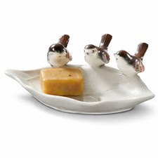 Seifenschale aus Keramik Badaccessoires Badezimmerdekoration Seifenablage 