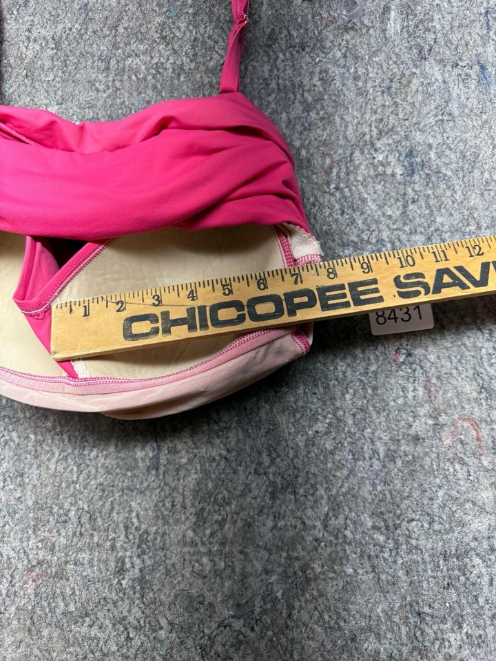 La Blanca Swim Tankini Top Fuchsia Padded Beach 18W - Image 4 of 4