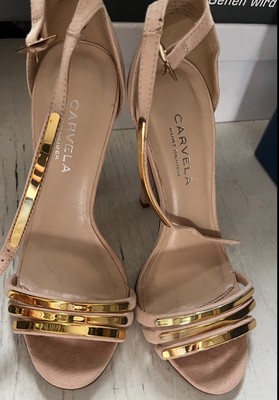 Carvela Blush Golden Unique Sandalen 36 EU-Versand