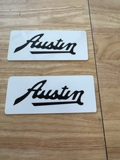 New Austin J40 Pedal Car License Plate Set 2 