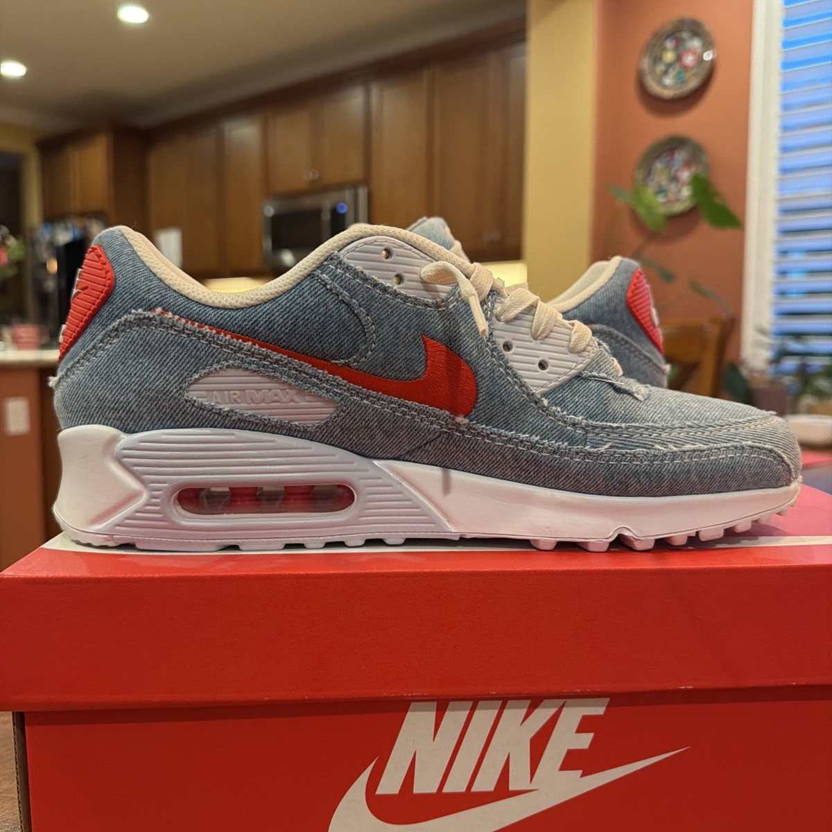 Size 10.5 - Nike Air Max 90 Denim for sale online | eBay
